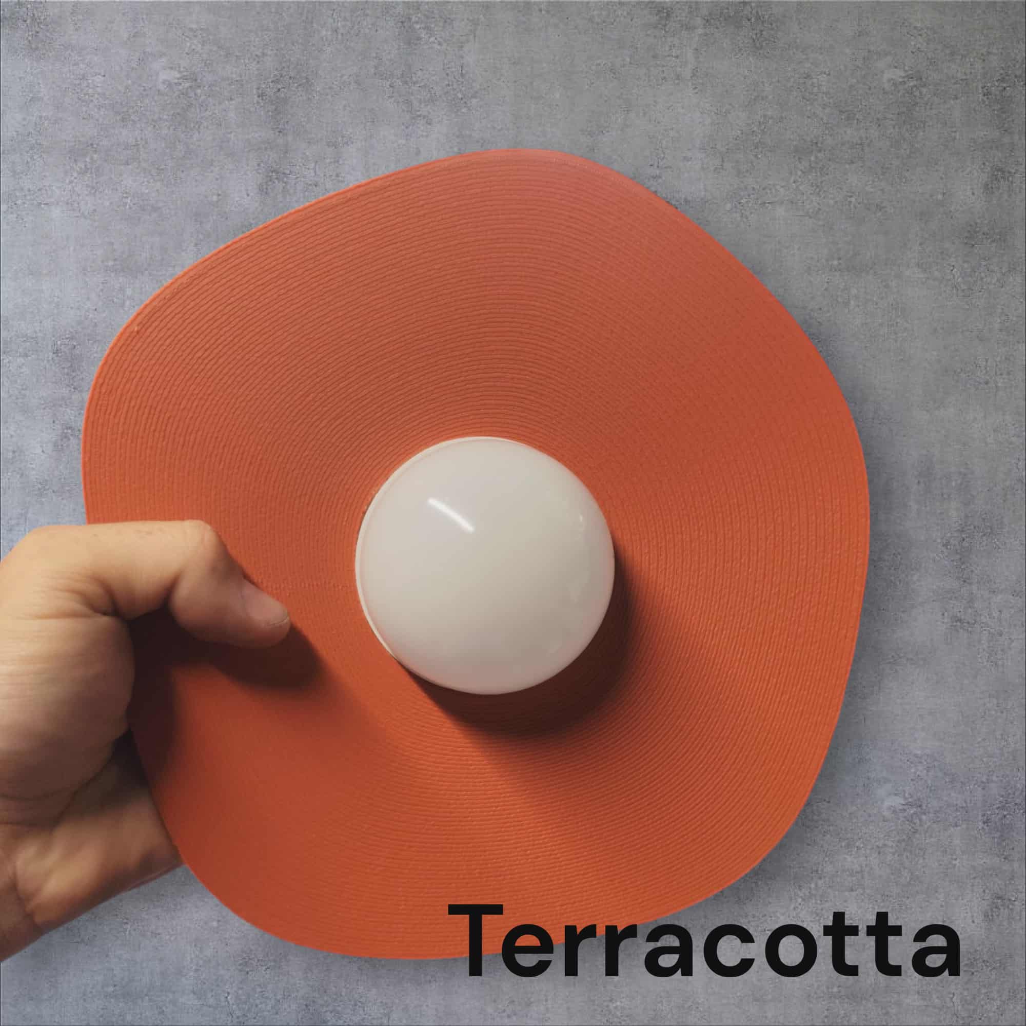 Pearl Wall Sconce – Rechargeable Cordless LED Light | Renter-Friendly 3D-Printed Modern Lamp