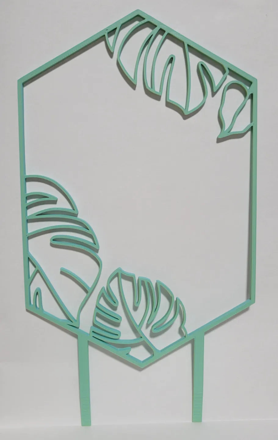 Monstera Leaf Mini Plant Trellis 15cm