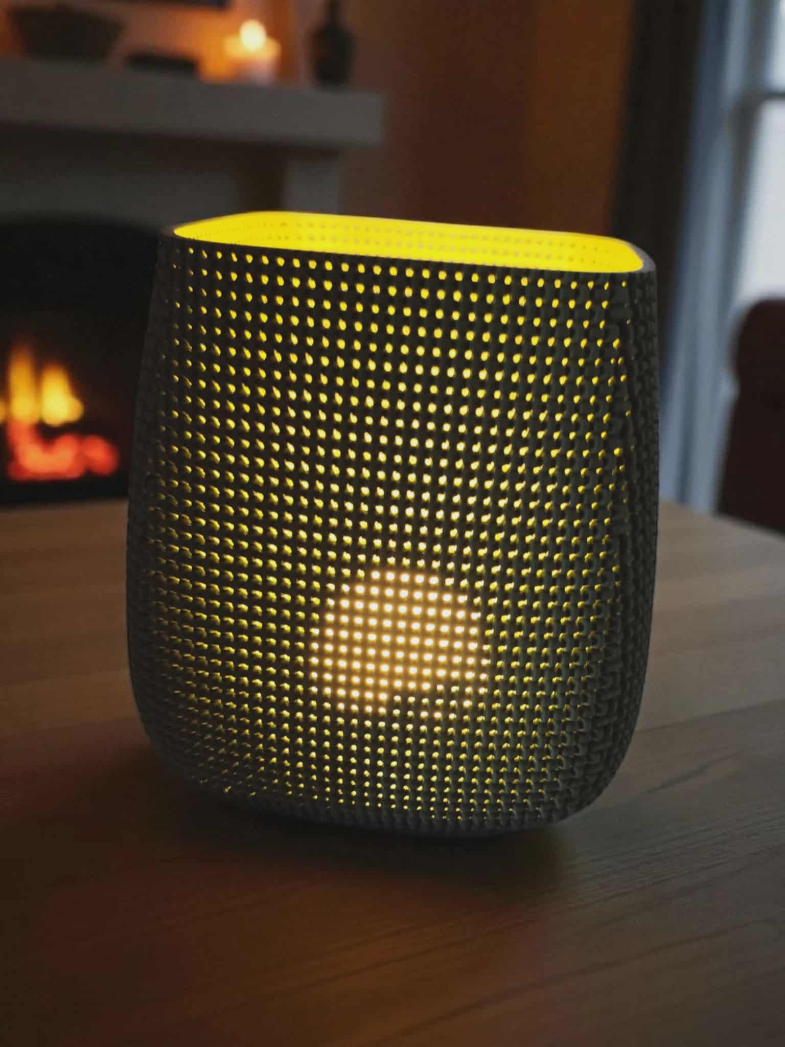 Wireless Mesh Table Lamp – Modern Rechargeable Ambient Light