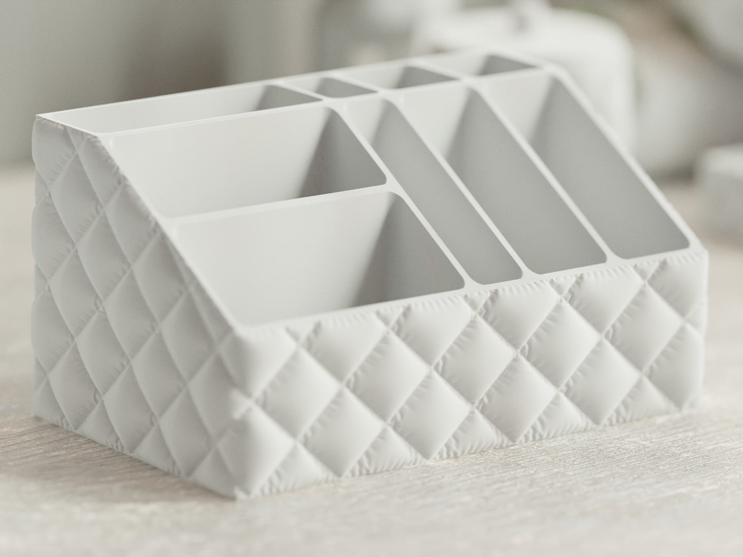 Makeup Organizer – Inflated Bathroom Set | Soft Modern Storage