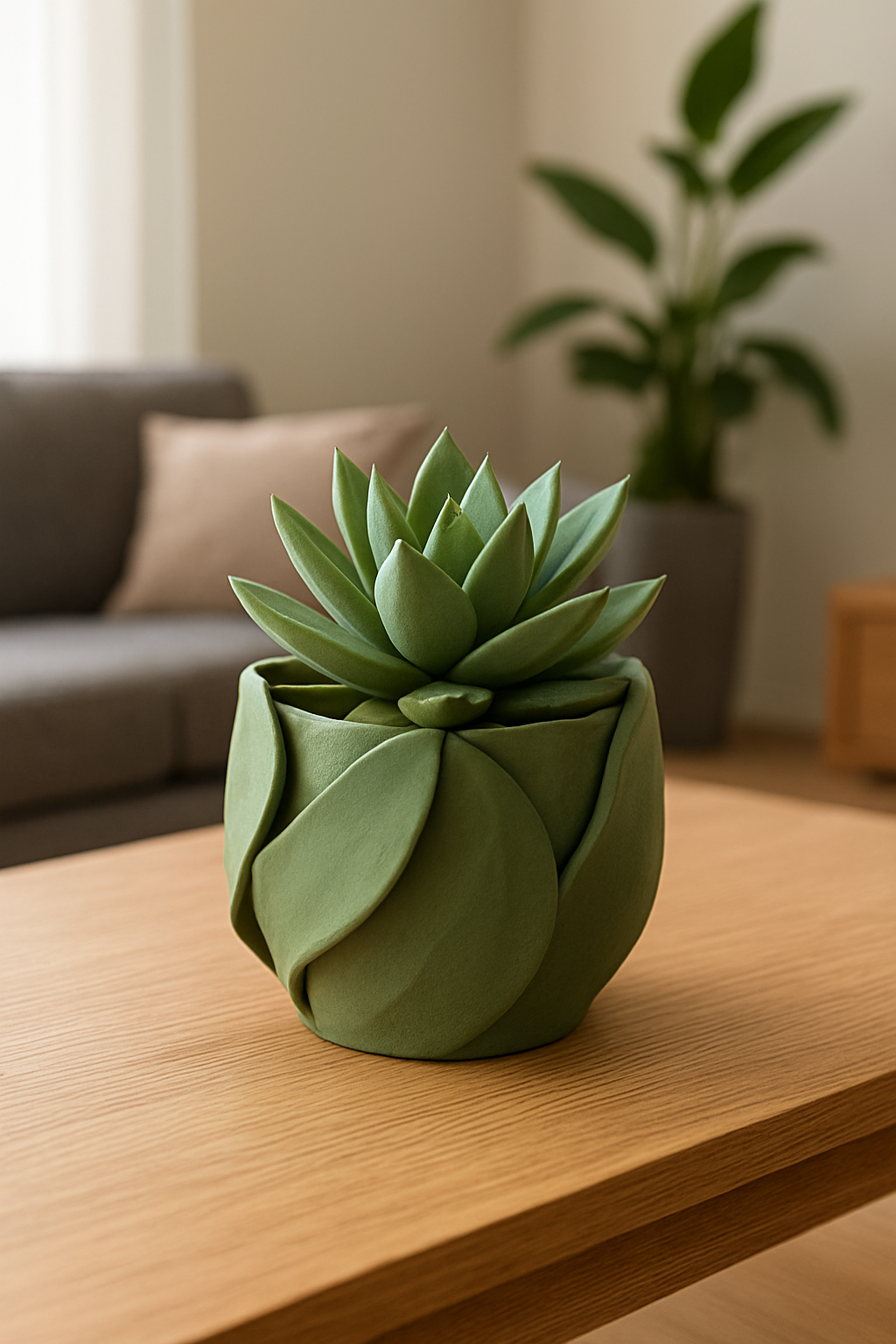 Leafy Pot – Nature Inspired Design