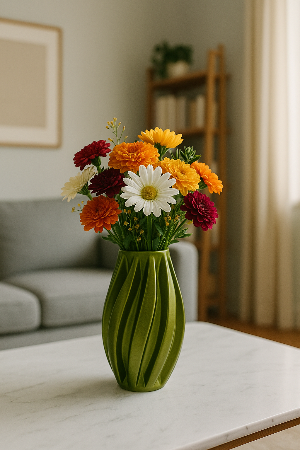 Sinister Select Modern Curved Vase