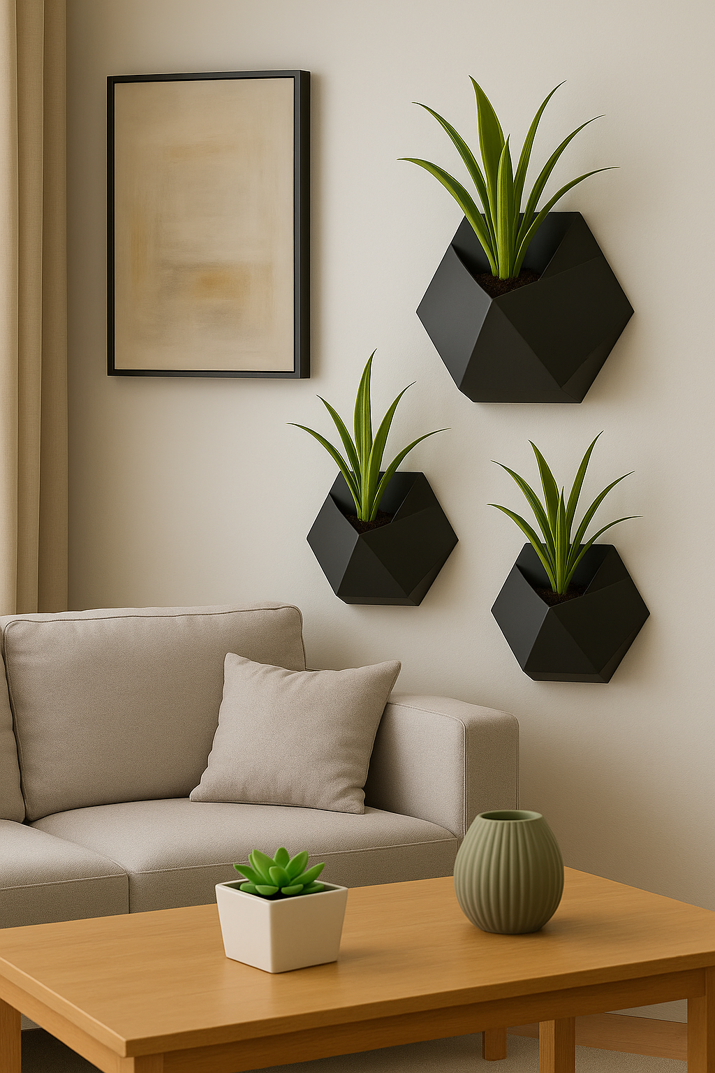🌀 Twister Wall Planter – Modern 3D Printed Design, Made in Australia