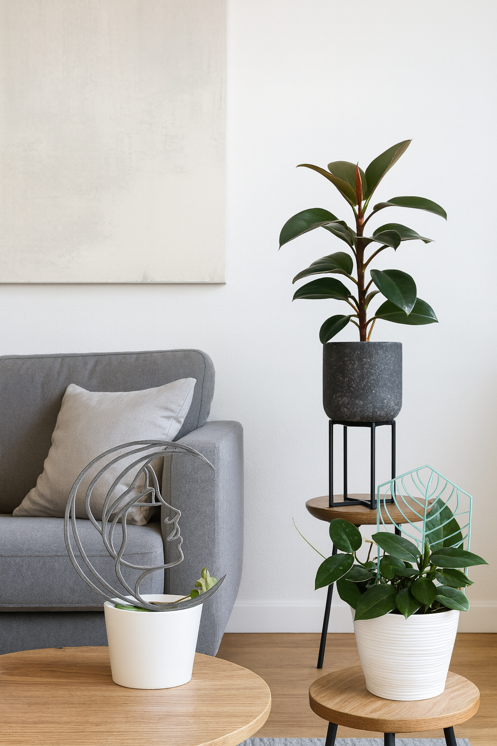 Monstera Leaf Mini Plant Trellis 15cm