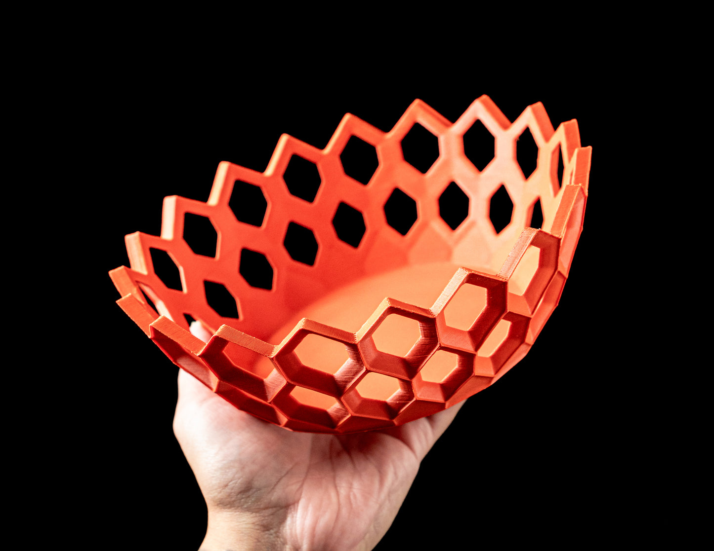 Hex Bowl – Modern Geometric Storage