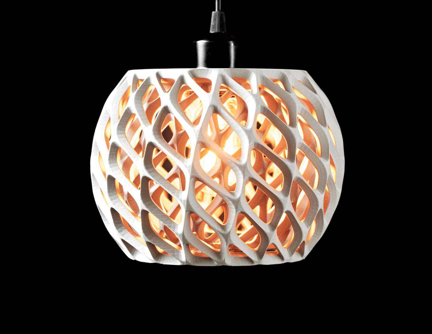 Loop Pendant Lamp Shade – Modern Sculptural Design for E26/E27 LED Bulbs