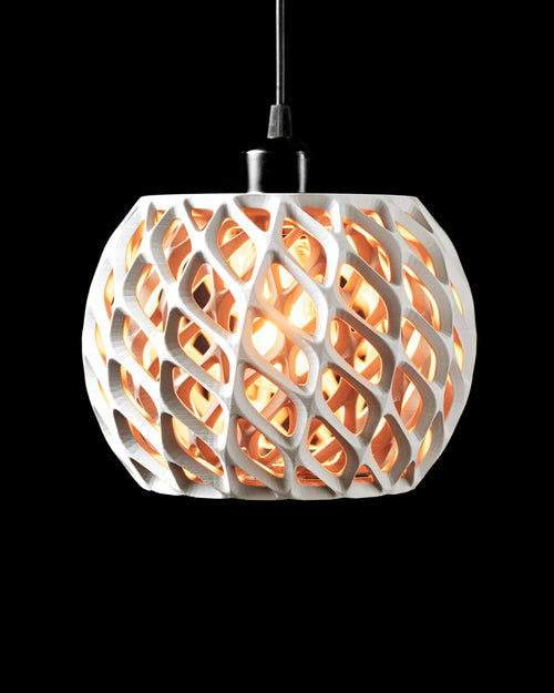 Loop Pendant Lamp Shade – Modern Sculptural Design for E26/E27 LED Bulbs