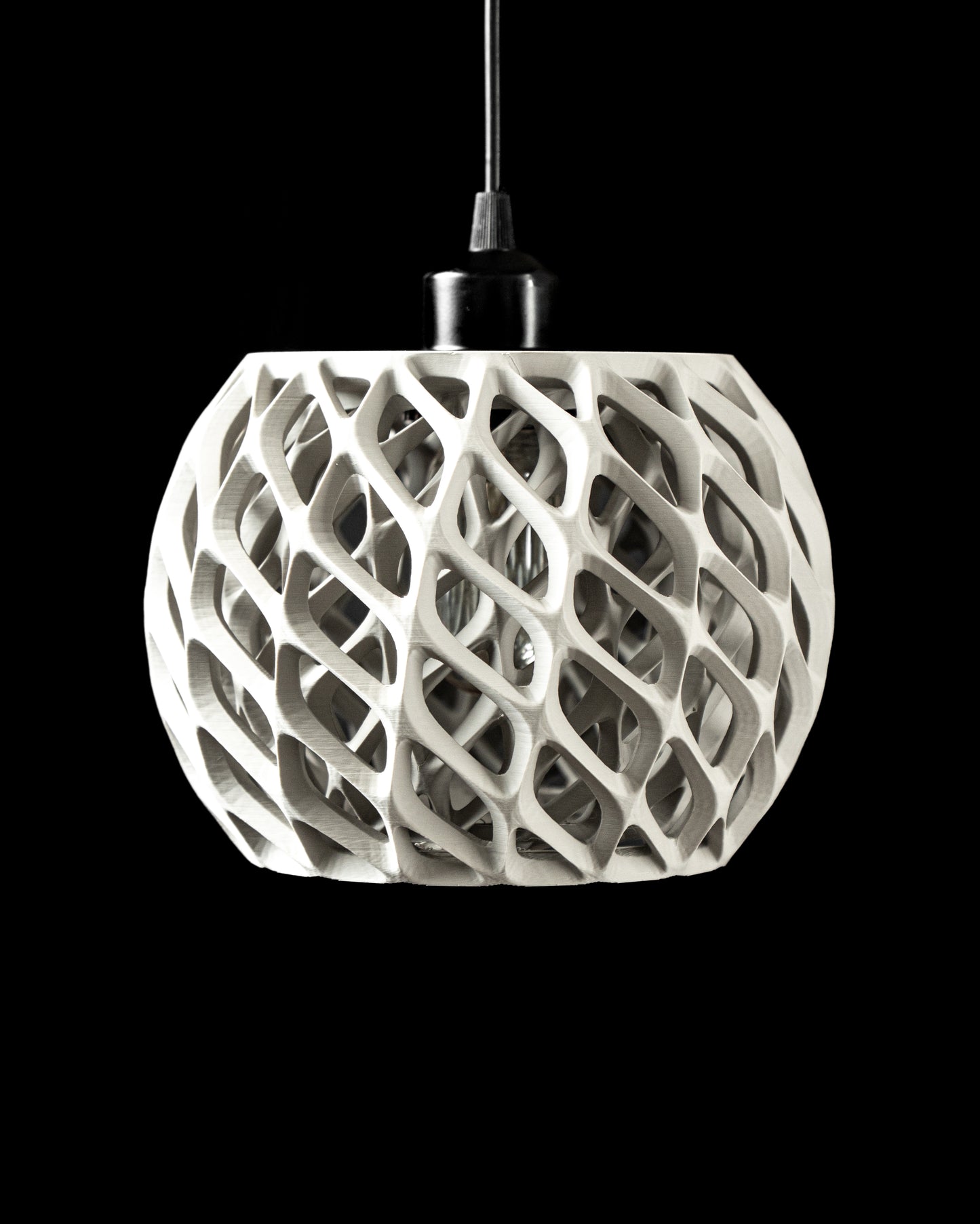 Loop Pendant Lamp Shade – Modern Sculptural Design for E26/E27 LED Bulbs