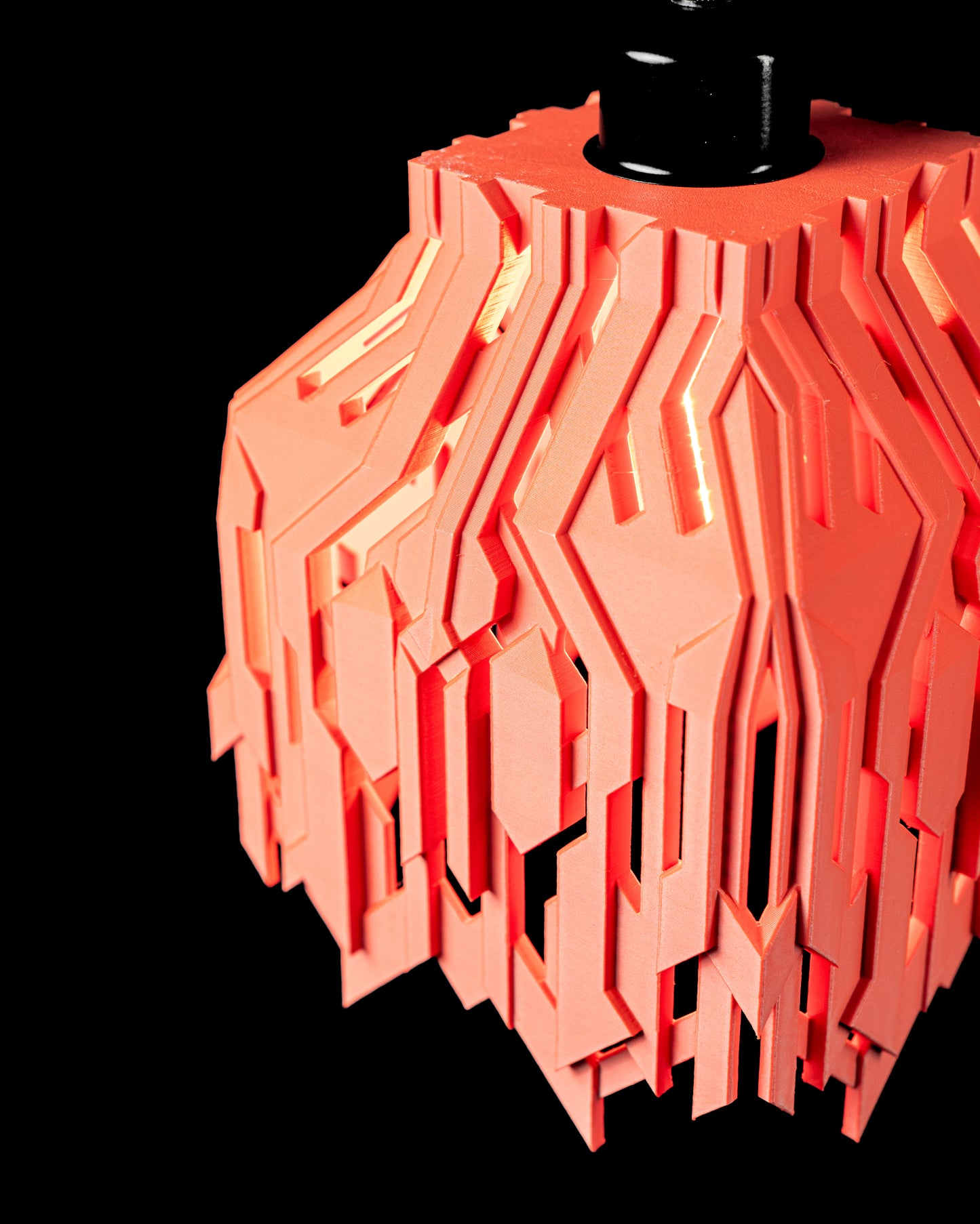 Uplink Lamp Shade – Modern 3D Printed Pendant for E26/E27 Bulbs