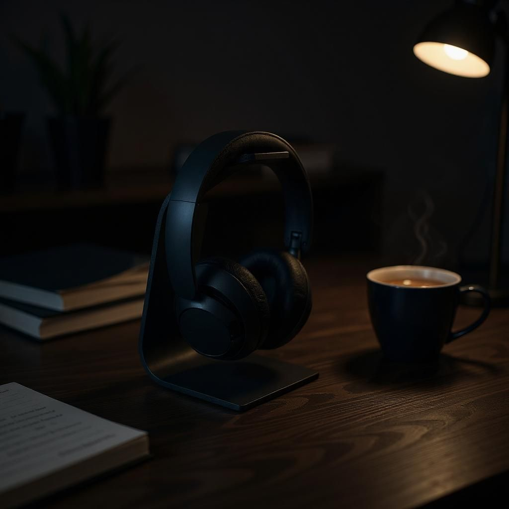 Modern headphone holder
