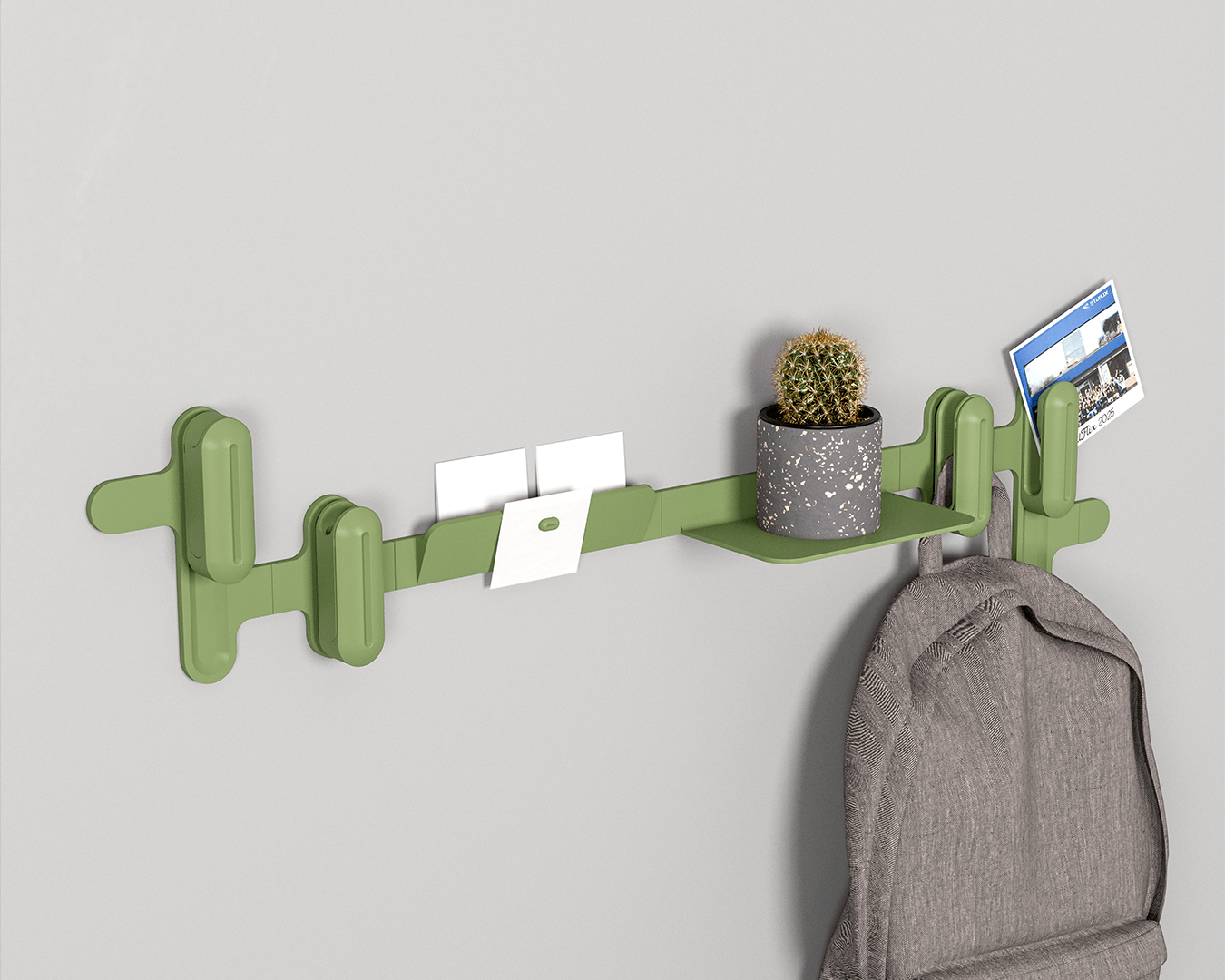 Hang All — 3D-Printed Modular Wall Organizer System