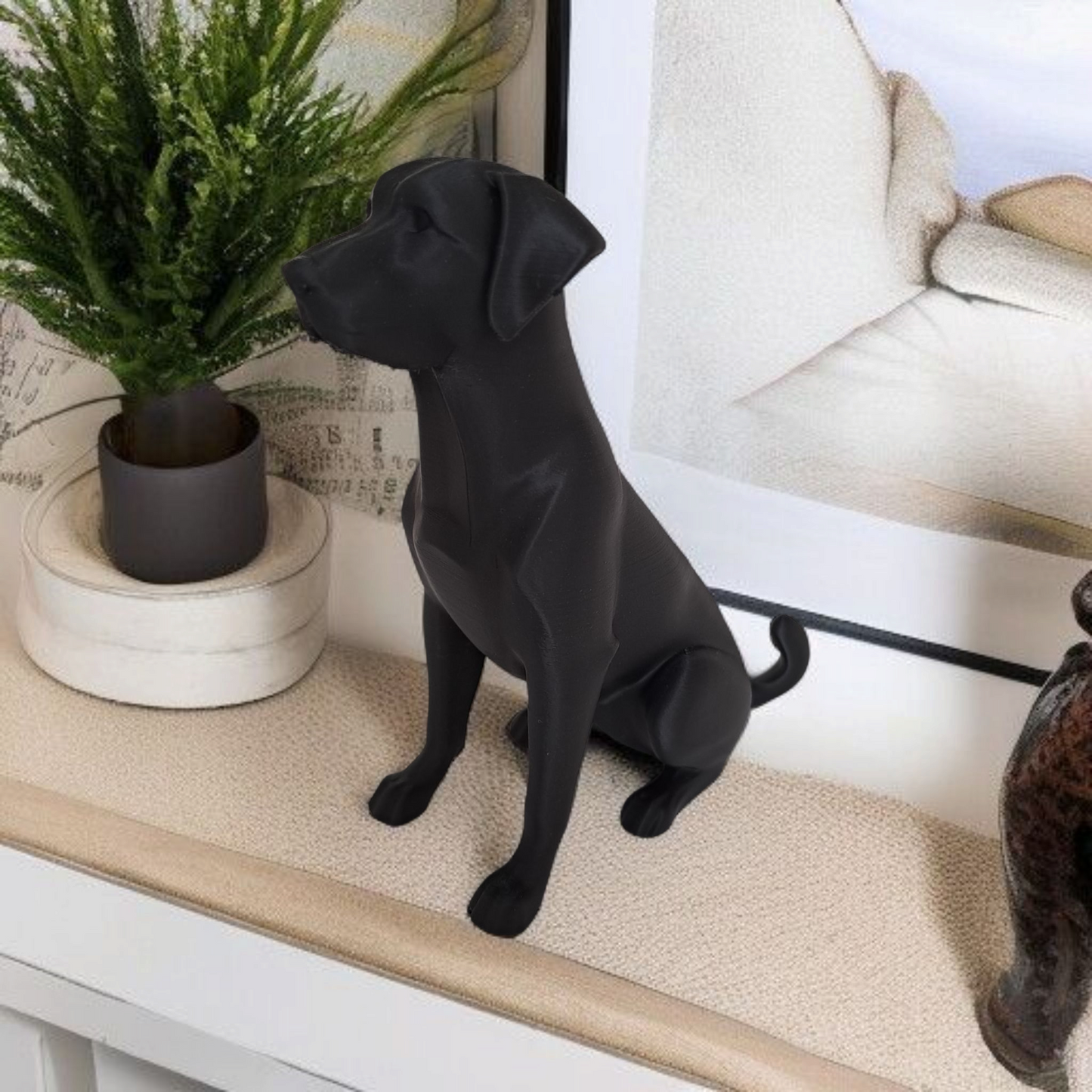 Minimalist Labrador Sculpture – Timeless & Elegant Design