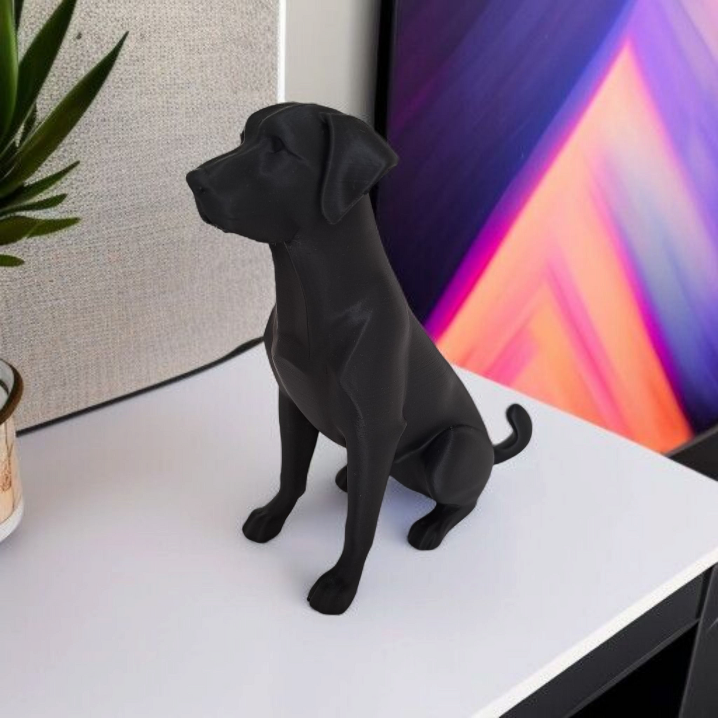 Minimalist Labrador Sculpture – Timeless & Elegant Design