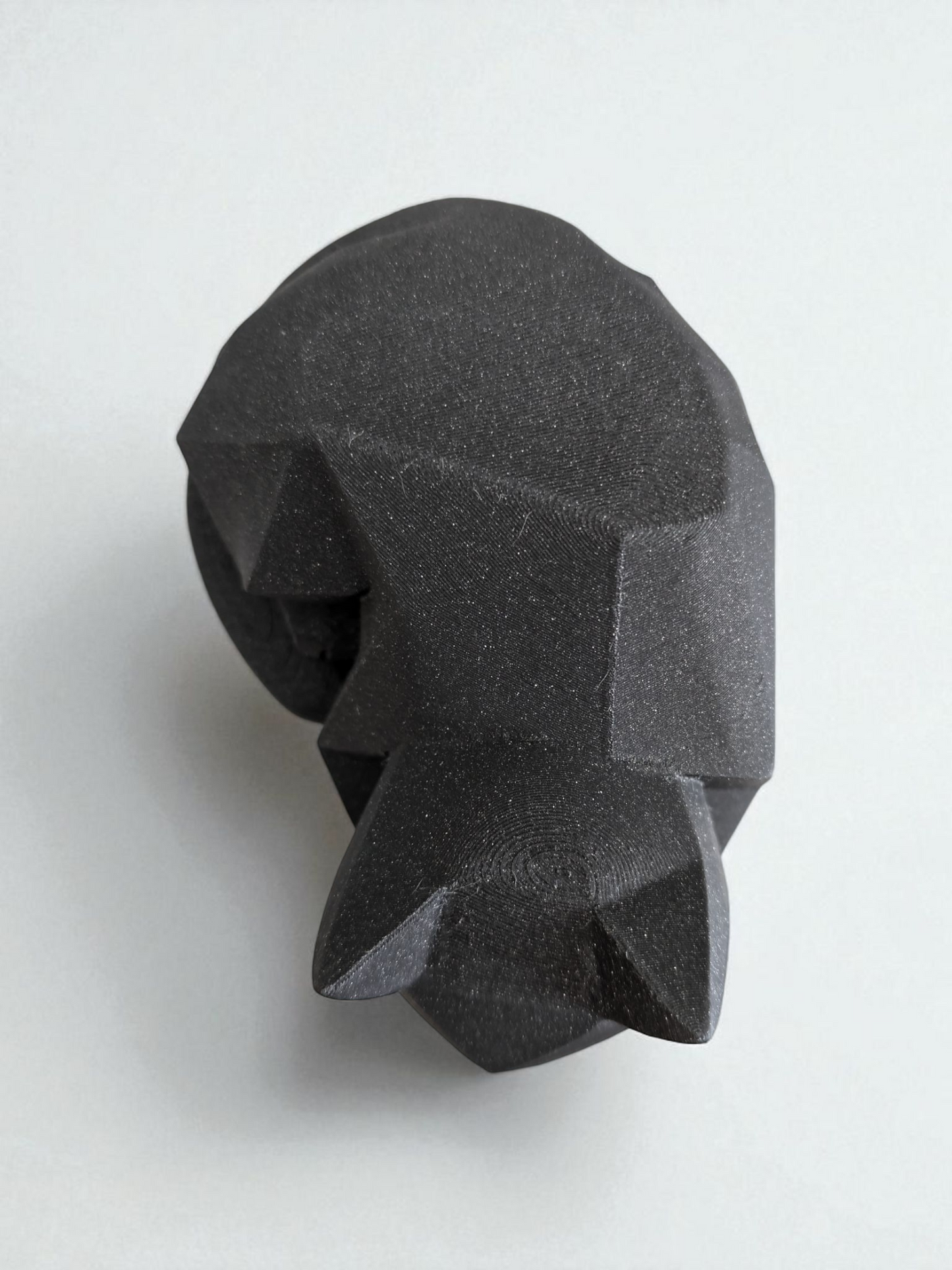 Cute Waiting Low Poly Kitten