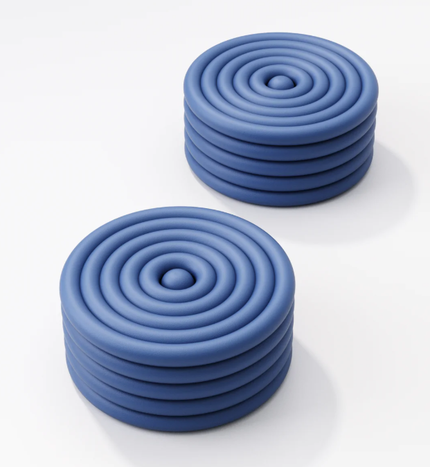 Set of 4 circle modern coasters