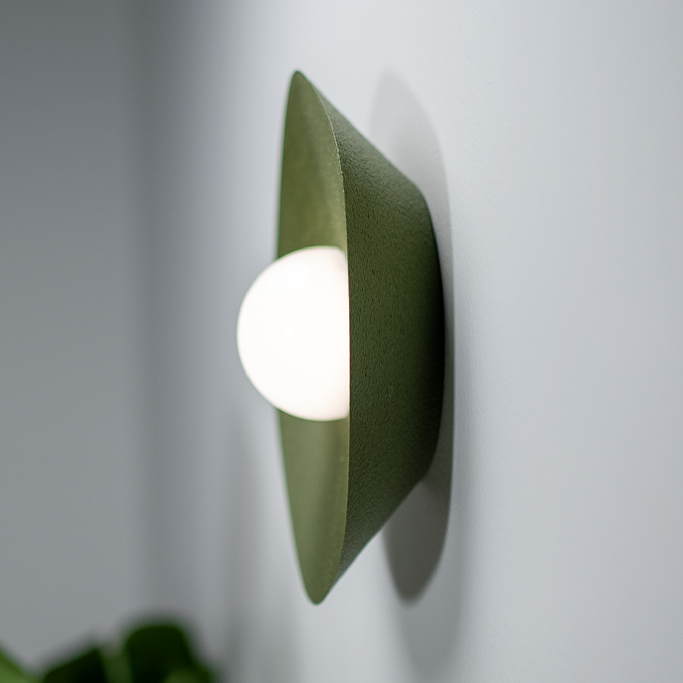 Pearl Wireless Wall Sconce — no wiring, no drilling, installs in minutes