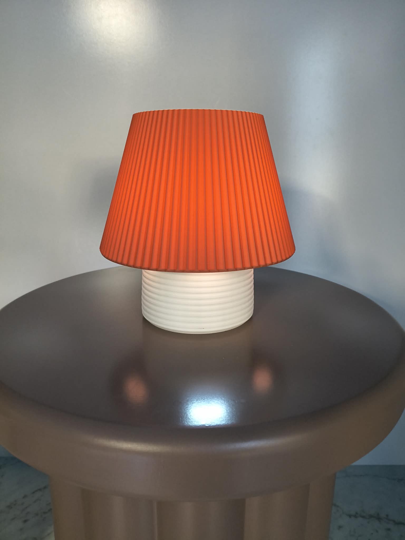 The Ember Mini — Cordless Ribbed LED Table Lamp