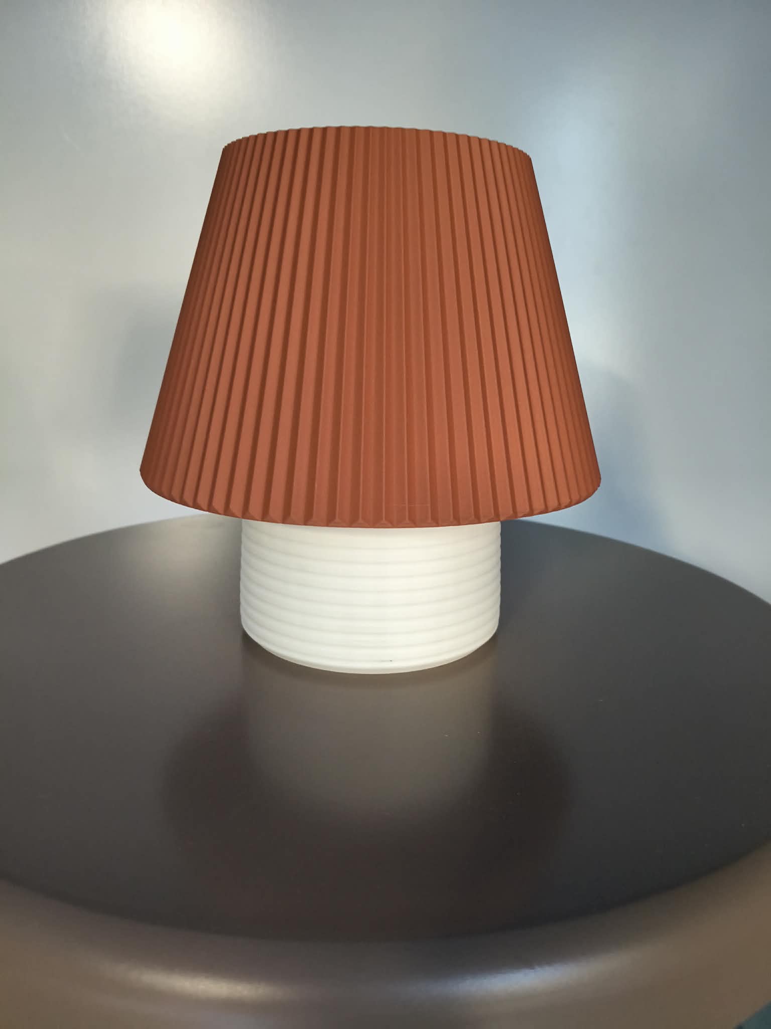 The Ember Mini — Cordless Ribbed LED Table Lamp