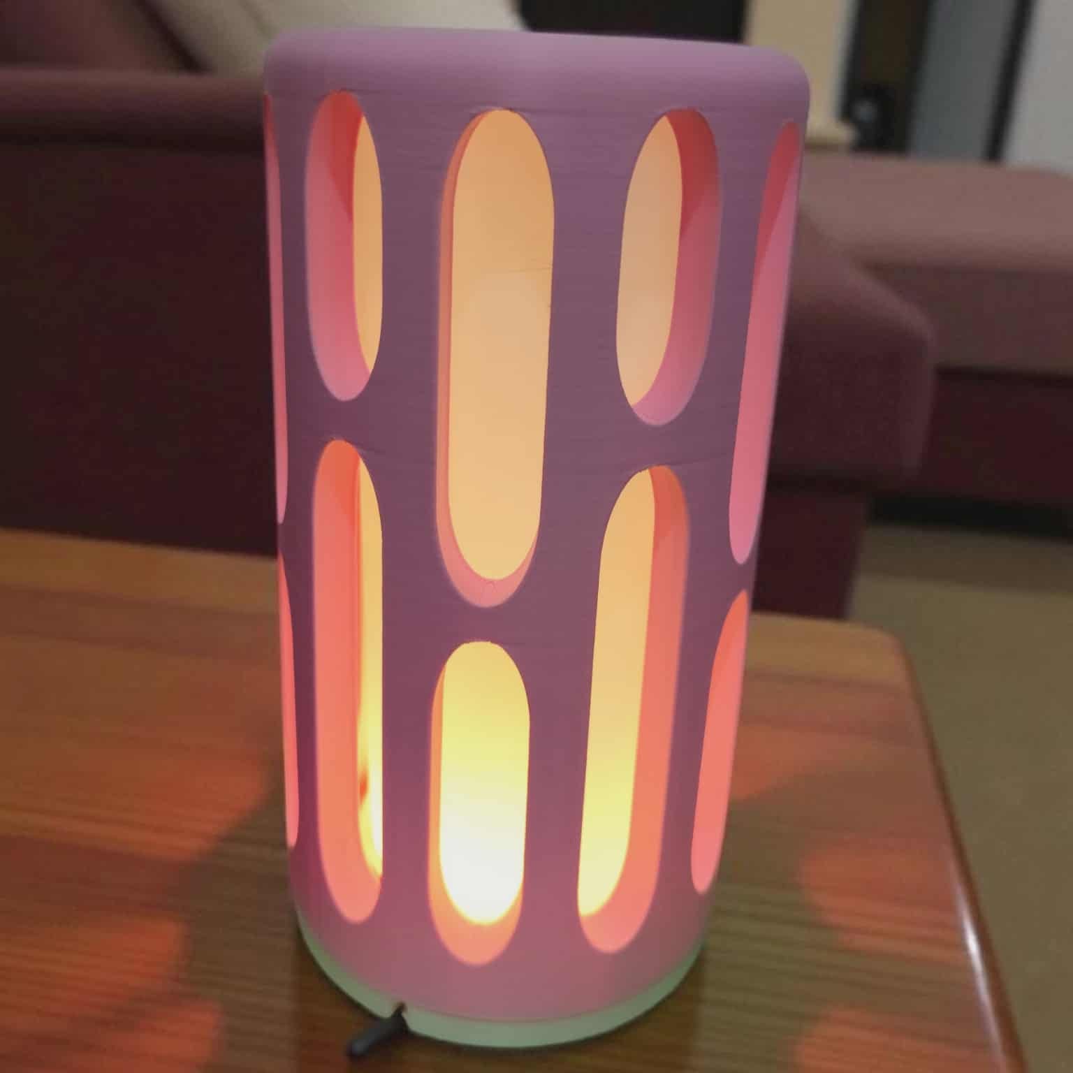 Futuristic USB LED Lamp – Modern 3D-Printed Accent Light