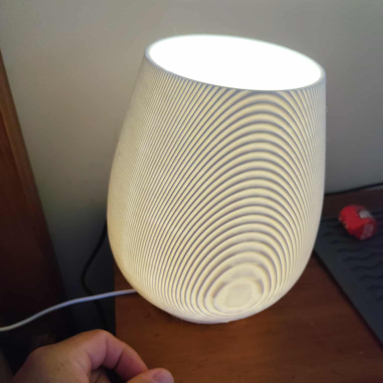 Sinister Select Tear Drop Lamp – Hand-Printed in Perth | Modern cordless LED Table Lamp