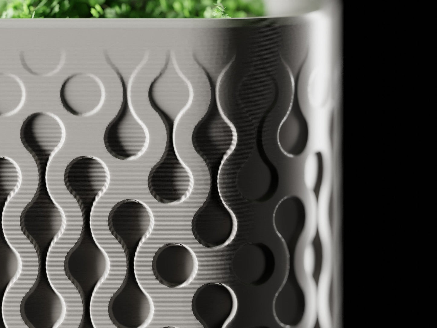 Flowform Planter Pot