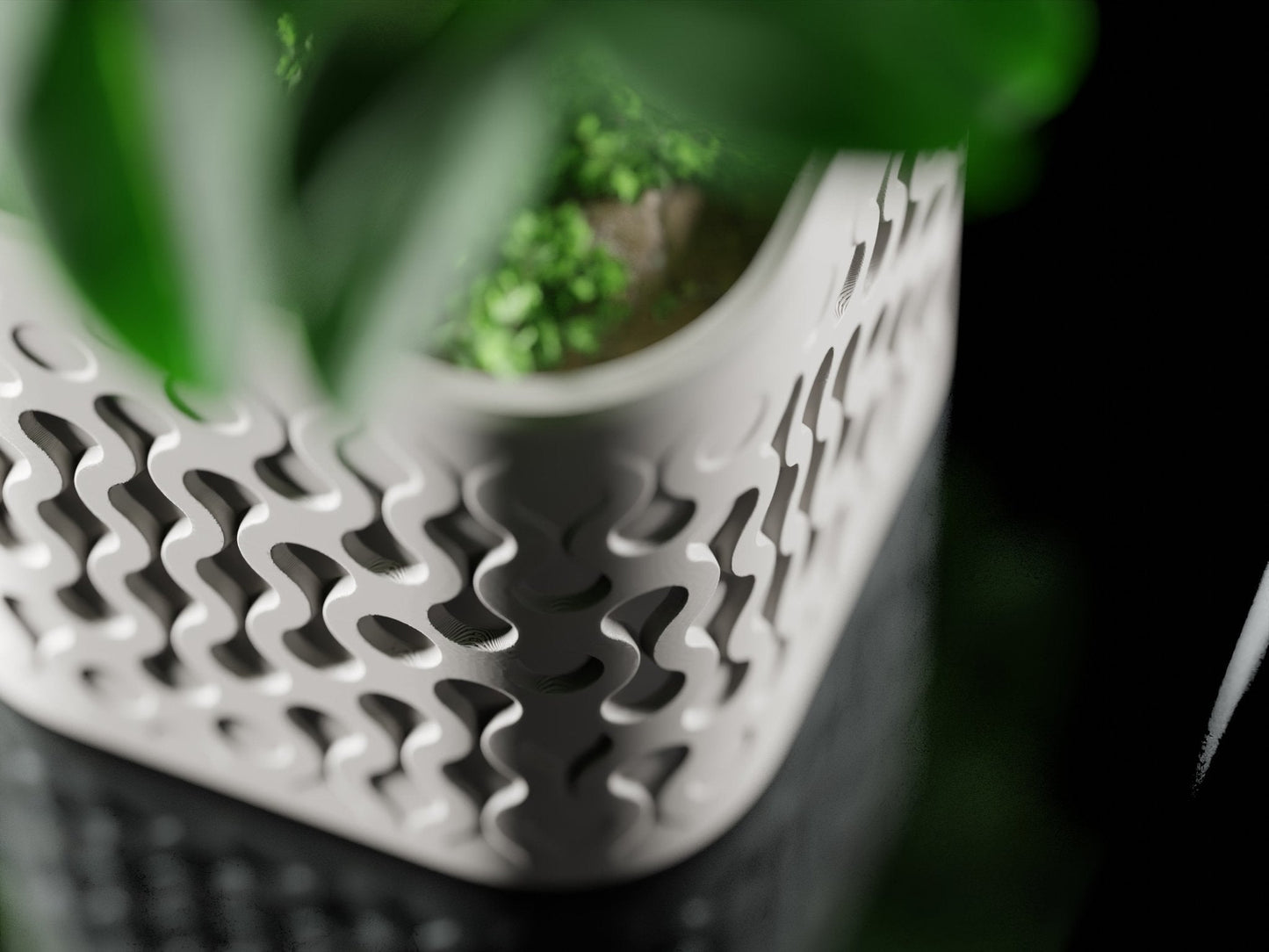 Flowform Planter Pot
