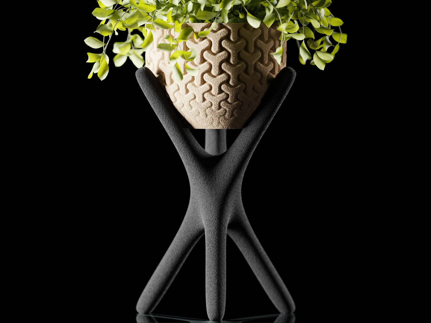 Plant Pot Triova with stand