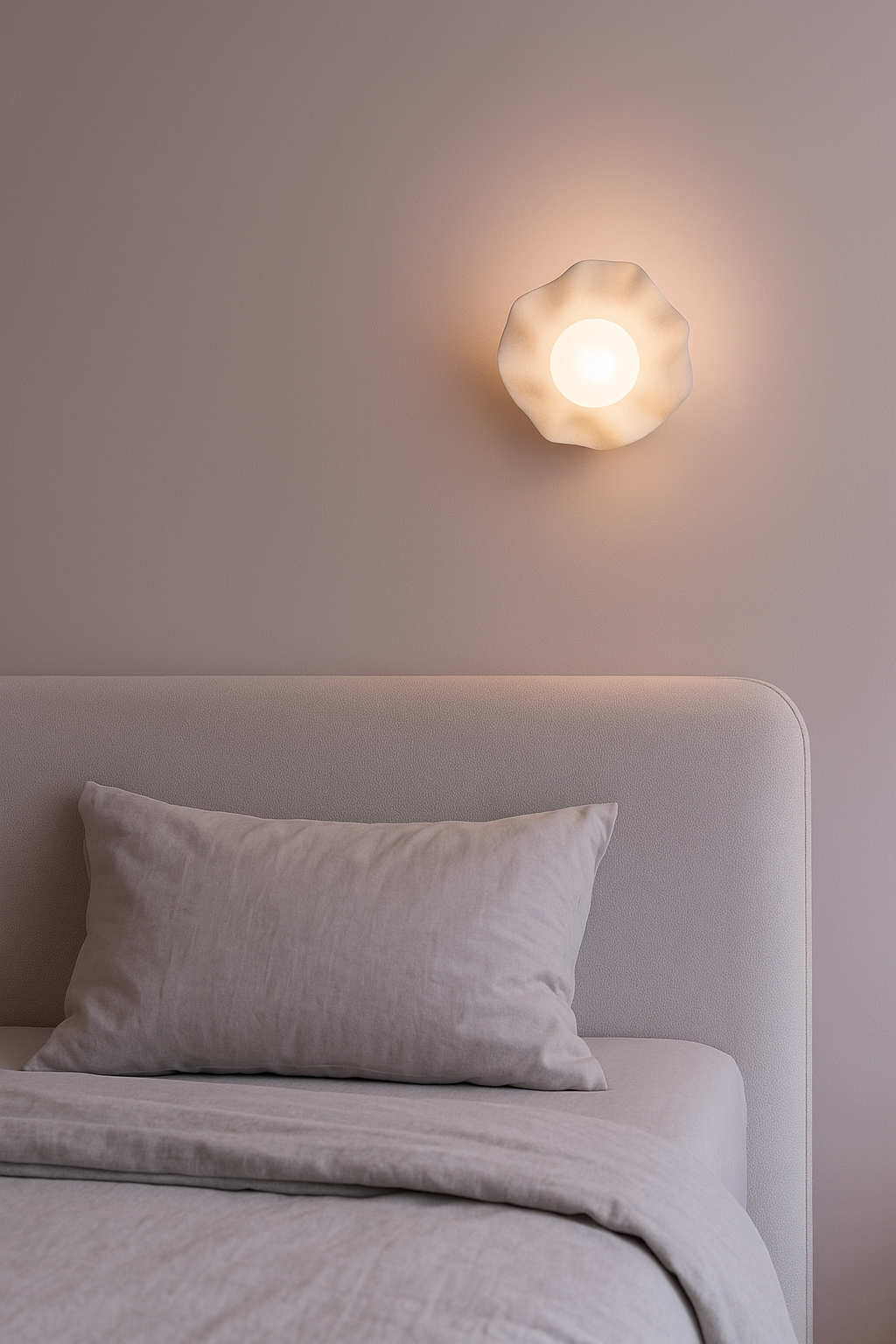 Mini Wireless Wall Sconce – Modern ripples Light