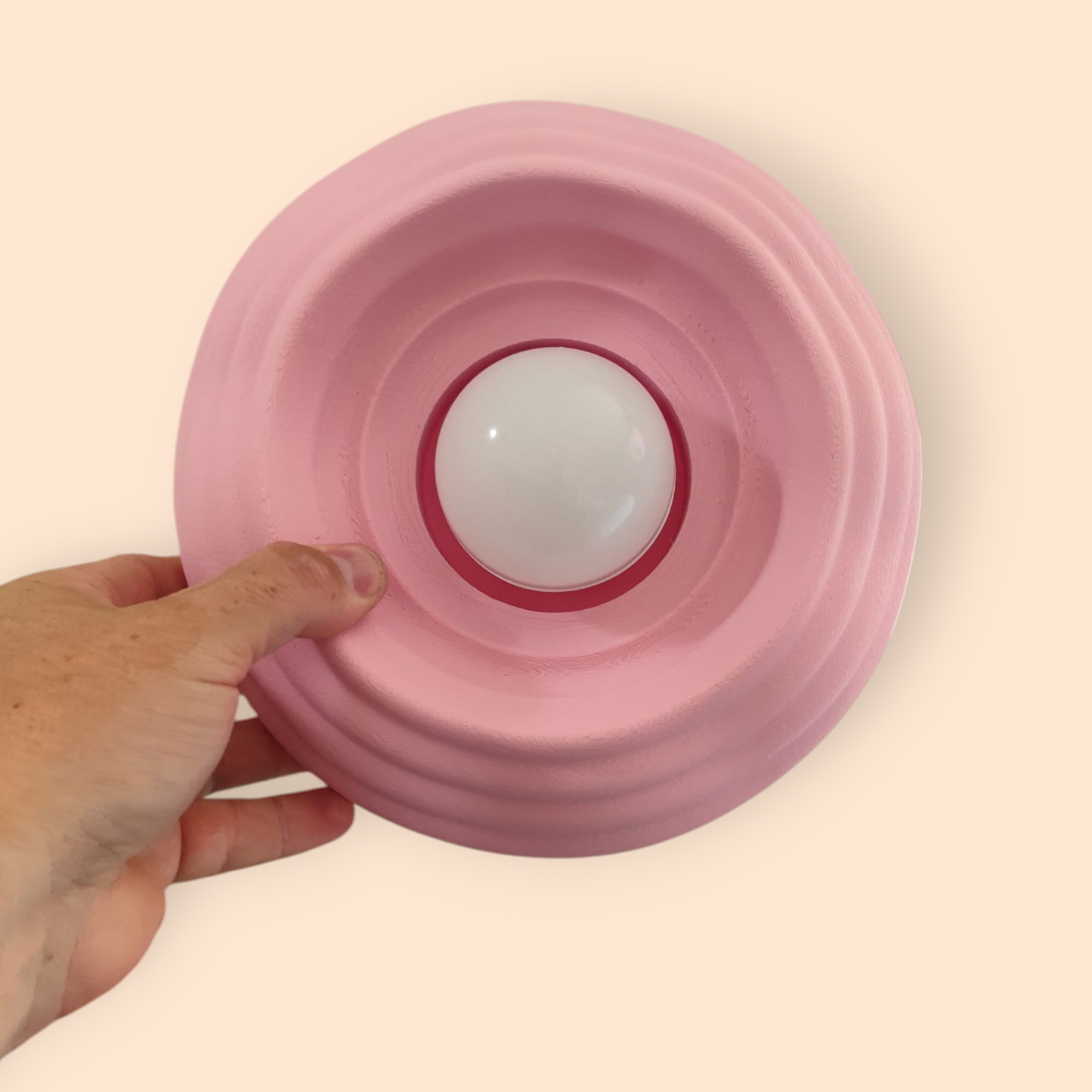 Water Drop Wall Sconce – Rechargeable Cordless LED Light | Renter-Friendly 3D-Printed Modern Lamp