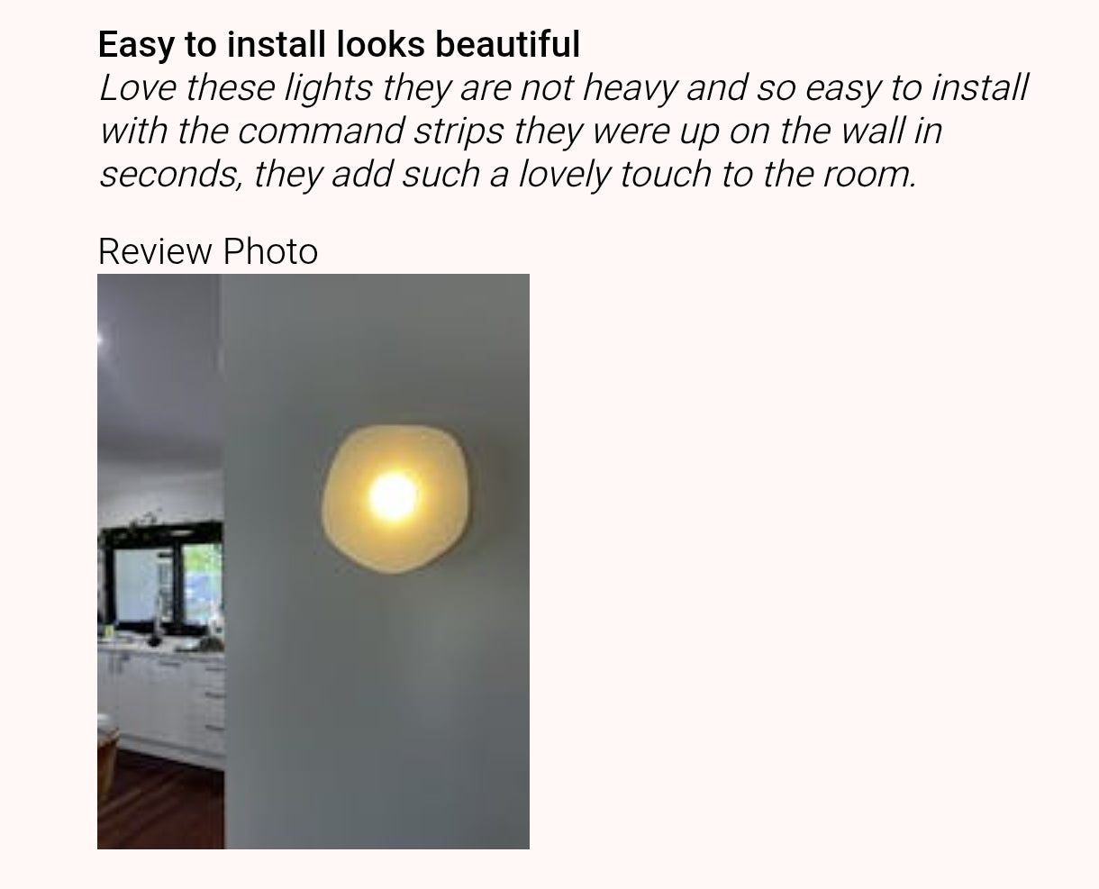 Pearl Wall Sconce – Rechargeable Cordless LED Light | Renter-Friendly 3D-Printed Modern Lamp