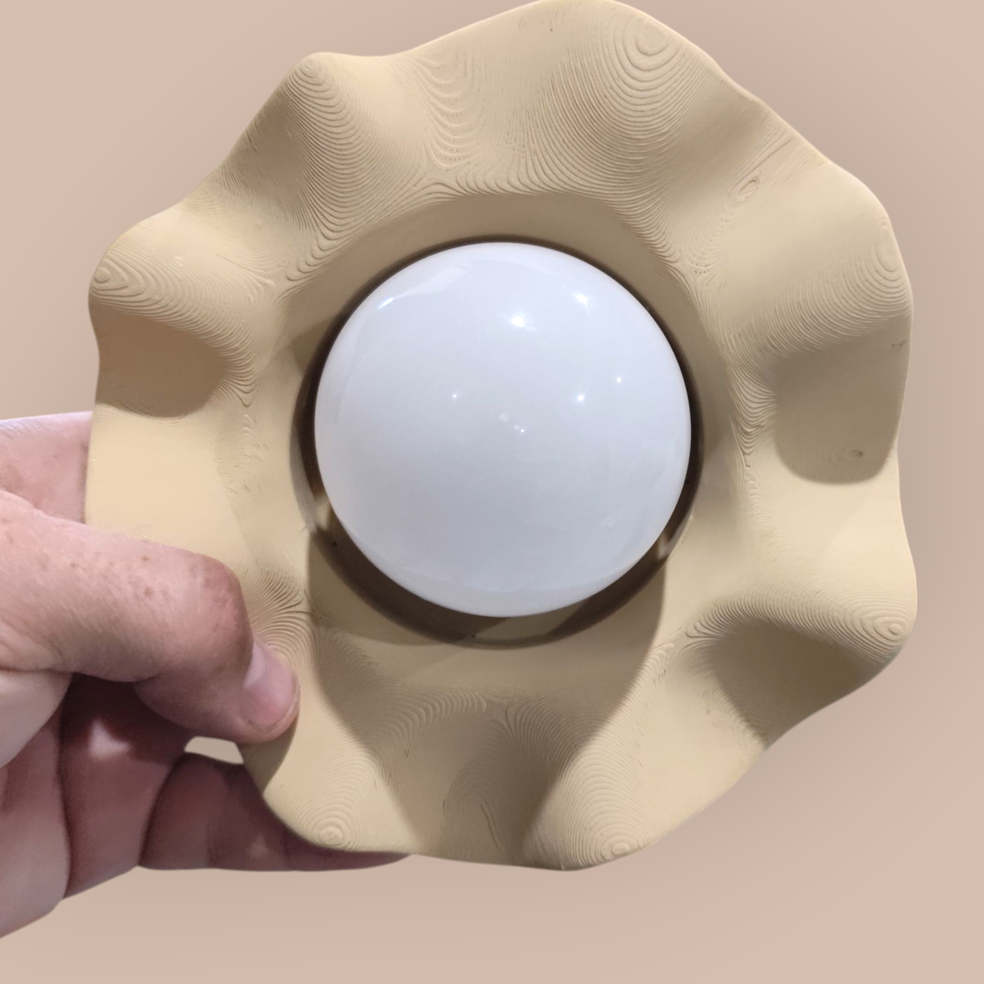 Wireless Wall Sconce – Modern ripples Light