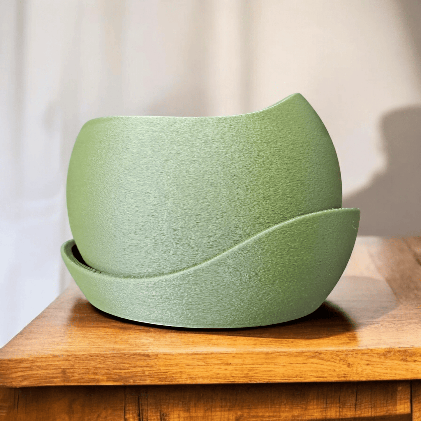 Shark Skin Plant Pot with Saucer – Bringing Texture to Your Green Space