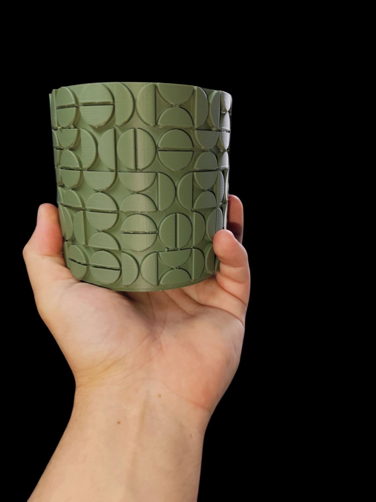Sinister Select Half Circles Planter Pot inc tray