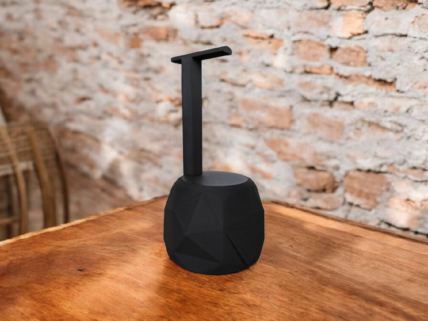 TheRock – A Headphone Stand that’s Low-Poly High-Style and Built Like a Tank