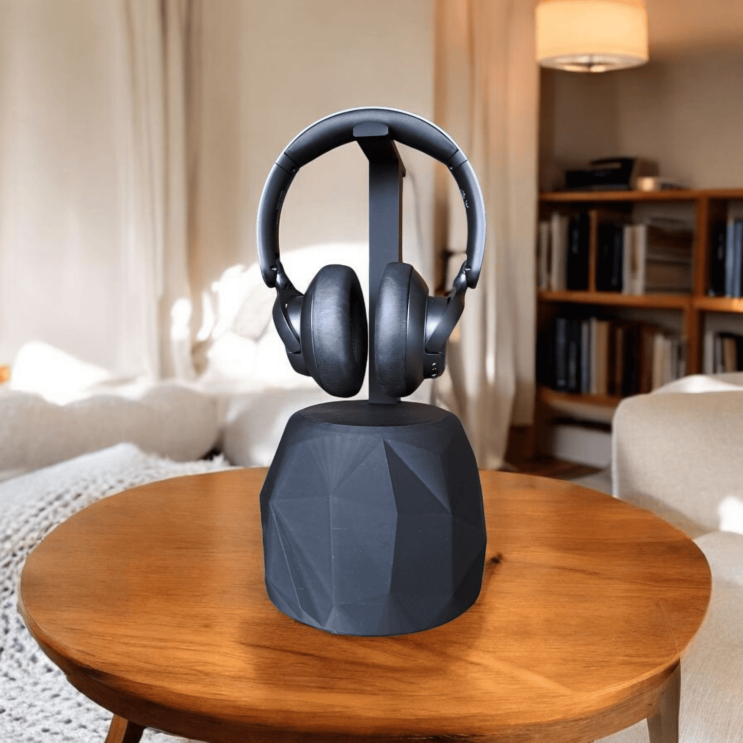 TheRock – A Headphone Stand that’s Low-Poly High-Style and Built Like a Tank