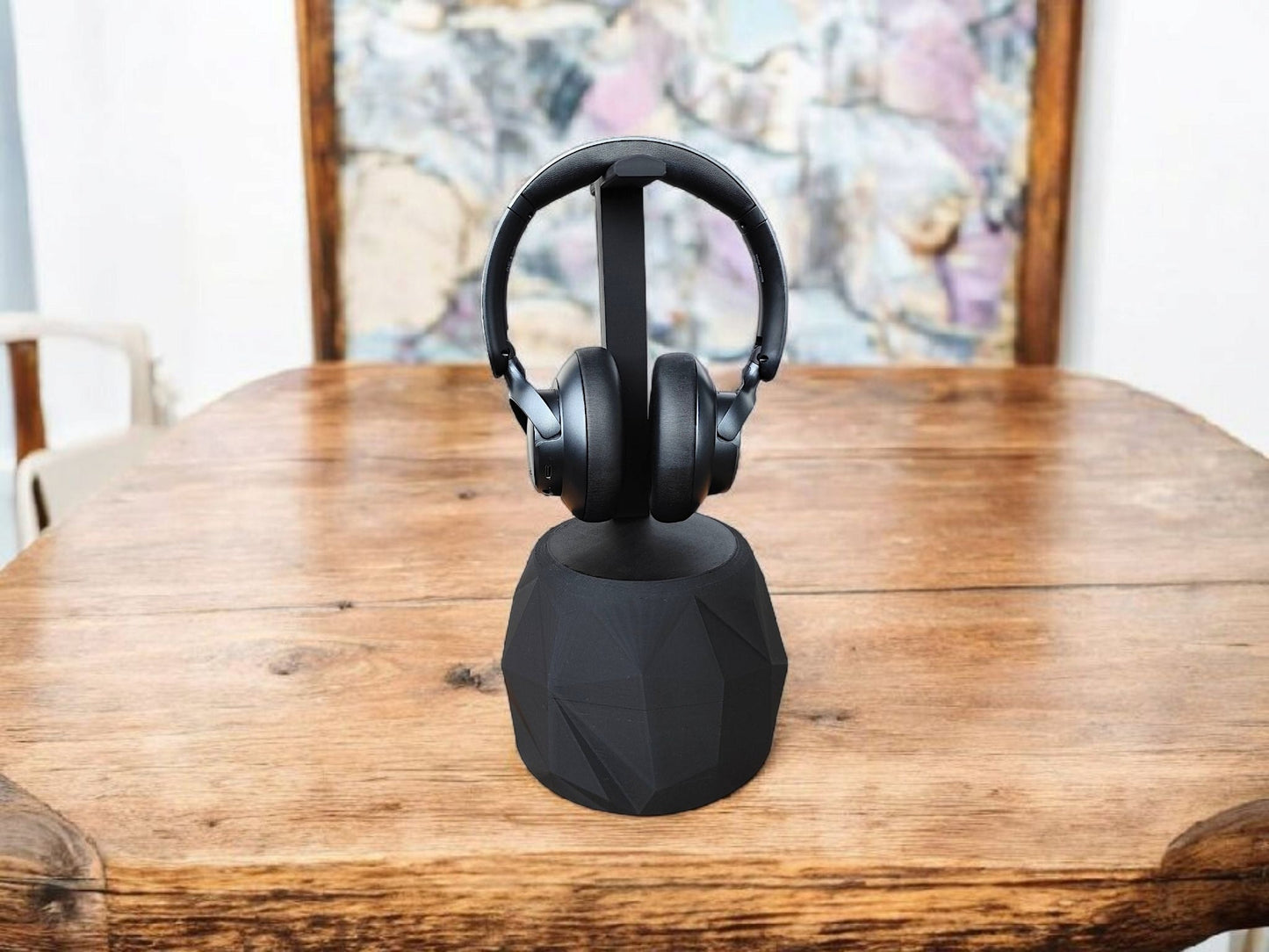 TheRock – A Headphone Stand that’s Low-Poly High-Style and Built Like a Tank