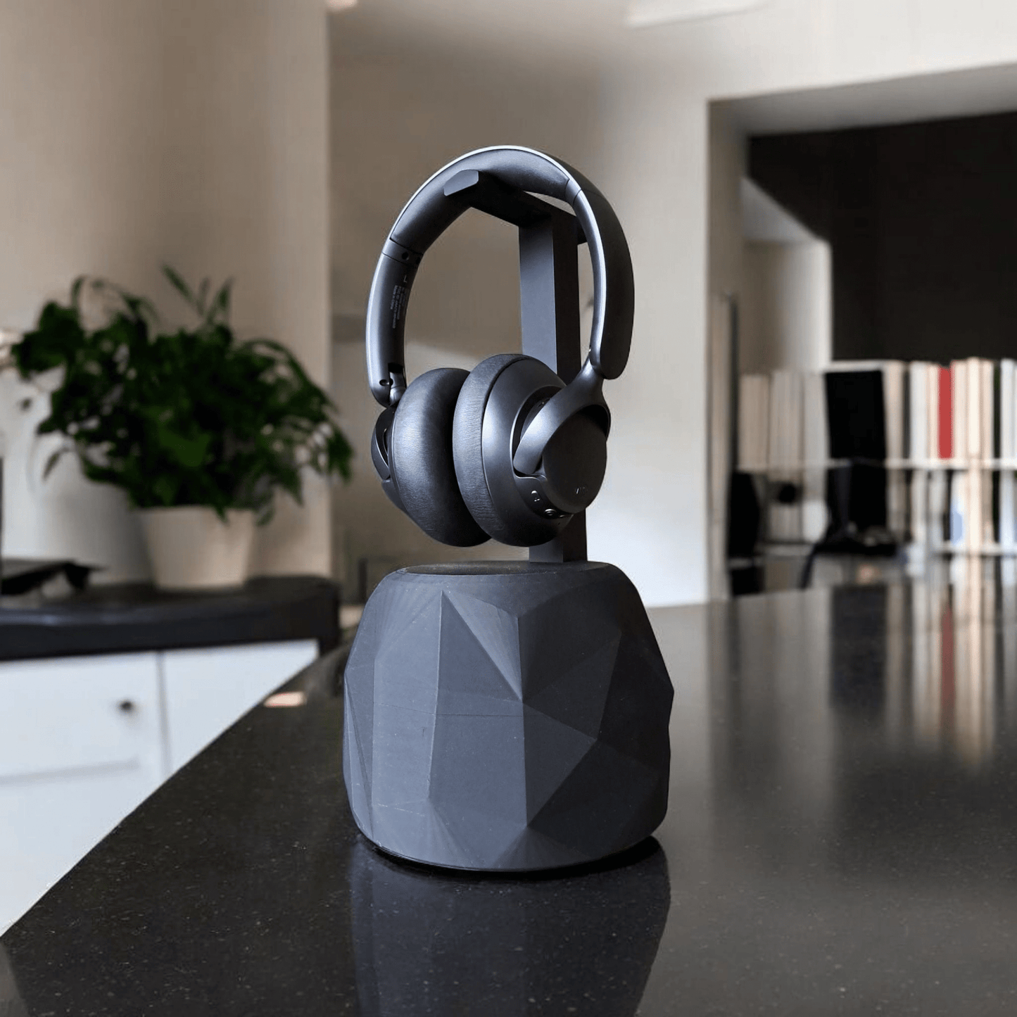 TheRock – A Headphone Stand that’s Low-Poly High-Style and Built Like a Tank