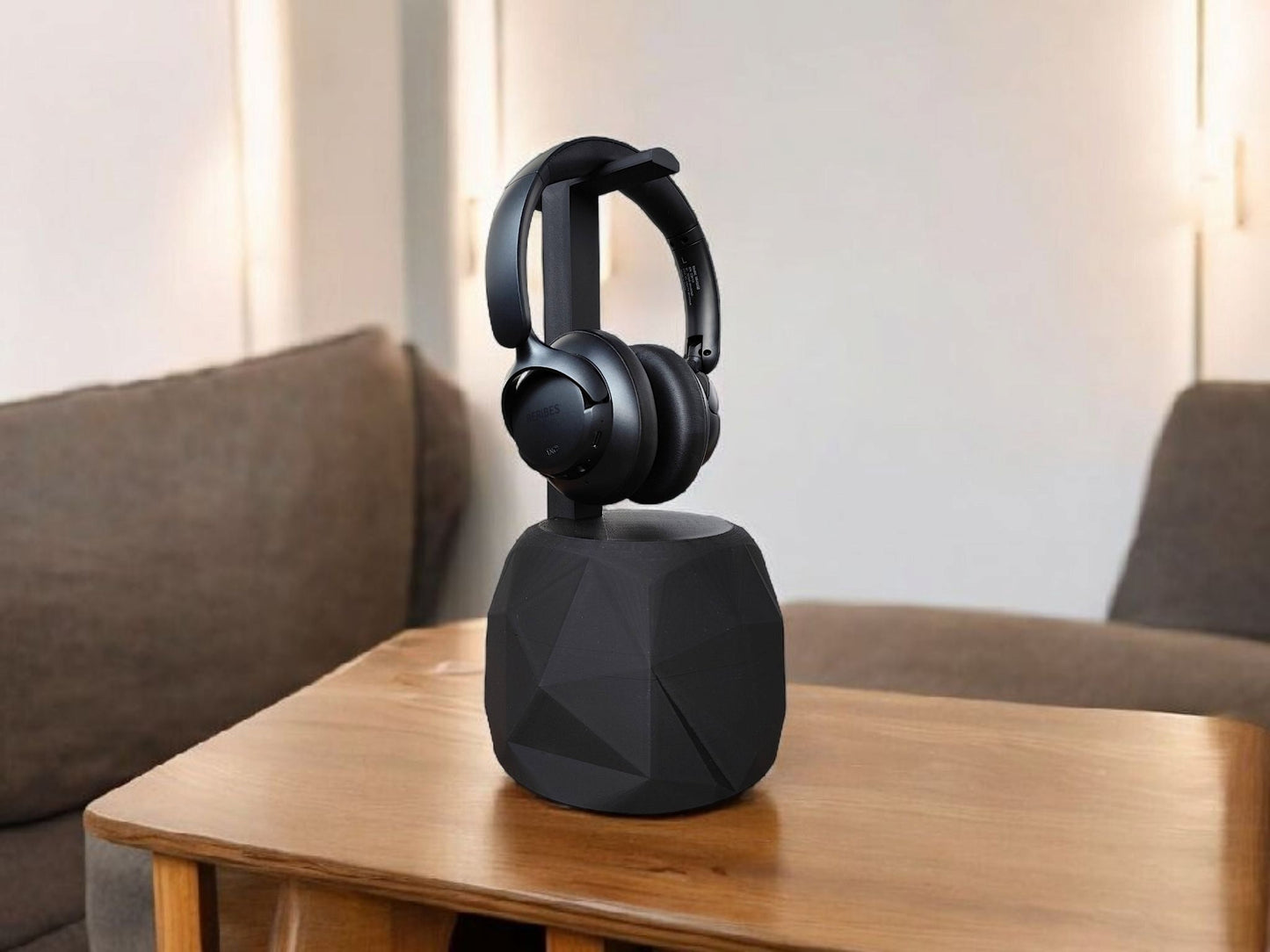 TheRock – A Headphone Stand that’s Low-Poly High-Style and Built Like a Tank