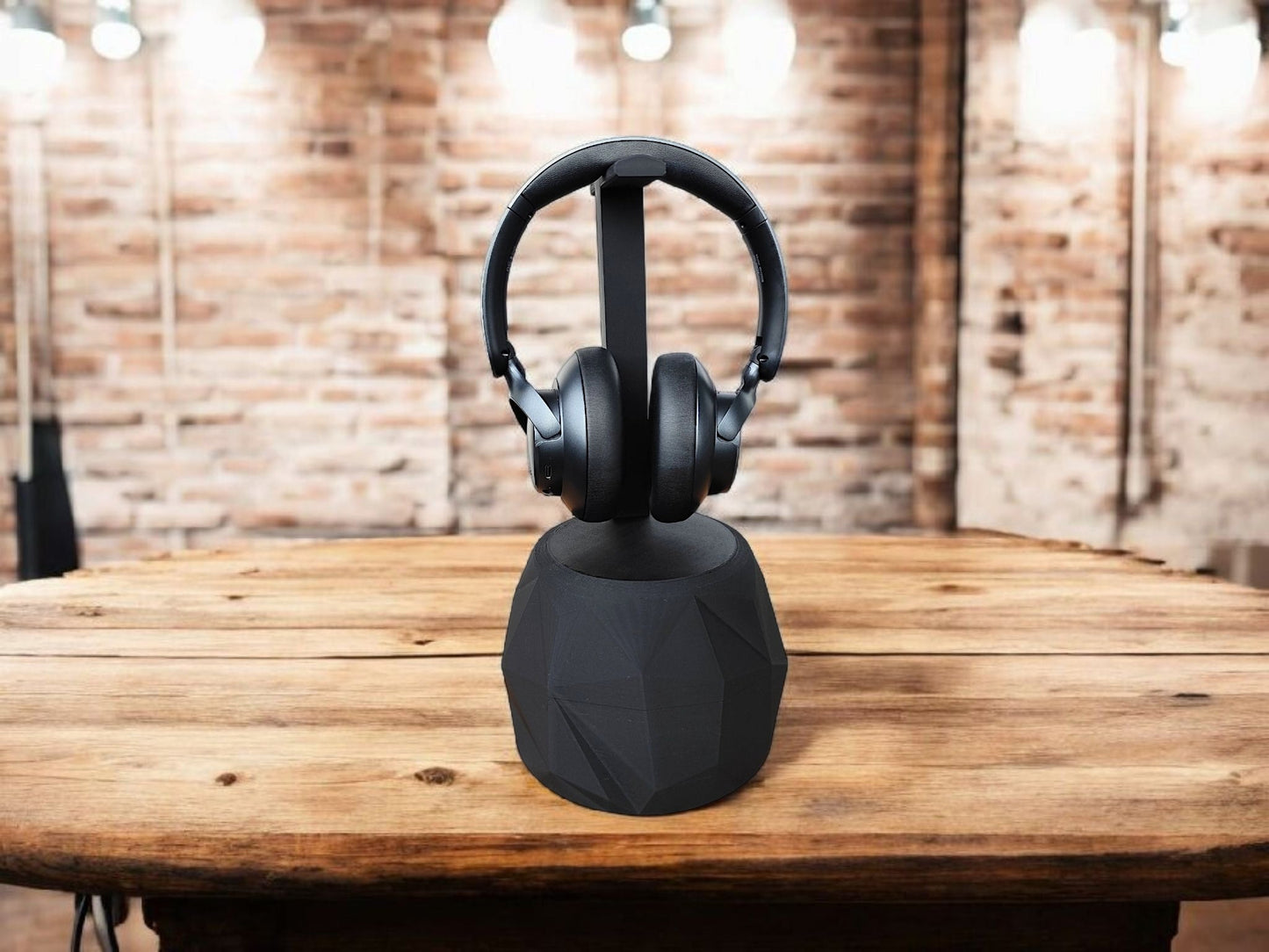 TheRock – A Headphone Stand that’s Low-Poly High-Style and Built Like a Tank