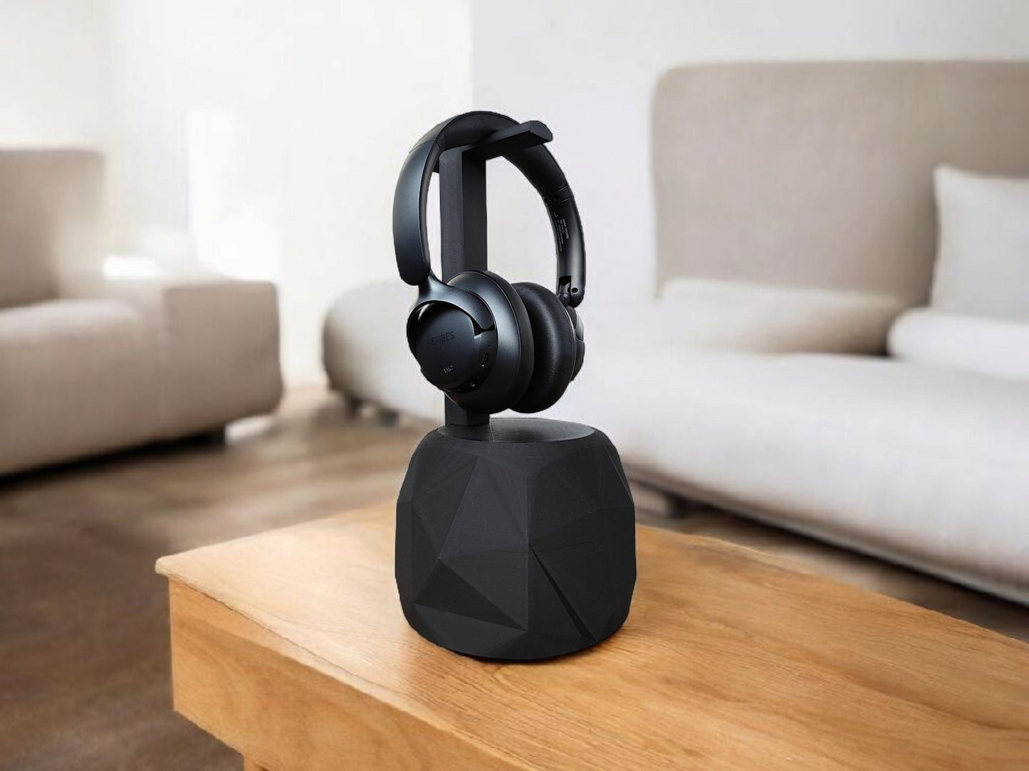 TheRock – A Headphone Stand that’s Low-Poly High-Style and Built Like a Tank
