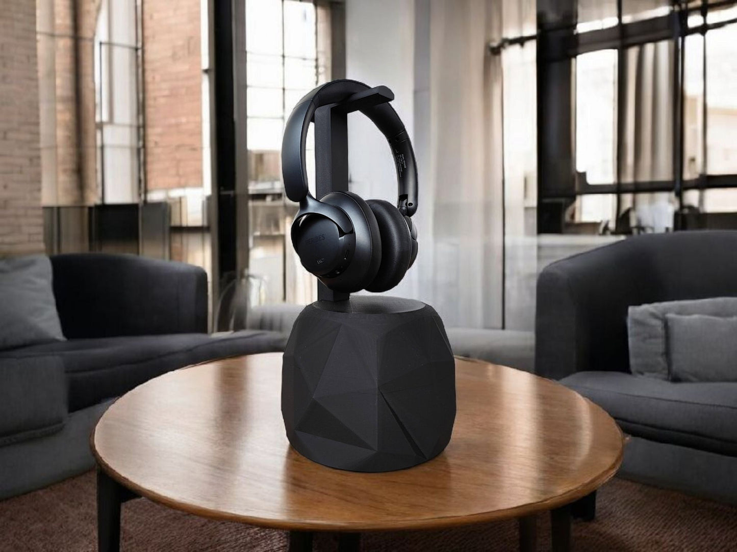 TheRock – A Headphone Stand that’s Low-Poly High-Style and Built Like a Tank