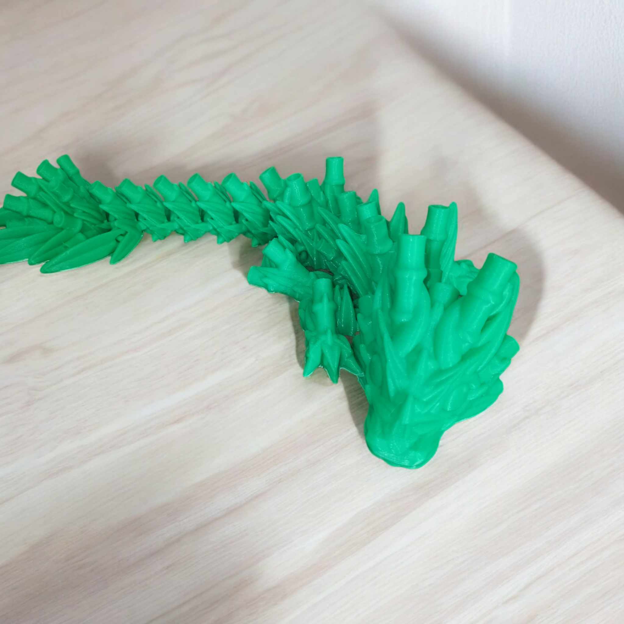 Bamboo Dragon Fidget Toy, 3D Printed Stress Reliever for Kids & Adults, Unique Eco-Friendly Gift for Relaxation Lovers