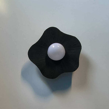 Art Deco Wall Light - Cordless Sunburst Sconce - "The Splash"