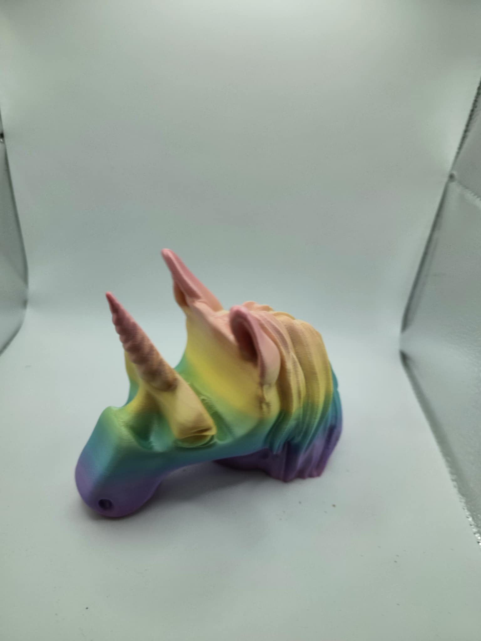 Rainbow Color Unicorn Glasses Holder, 3D Printed Spectacle Stand for Eyewear, Unique Gift for Animal Lovers