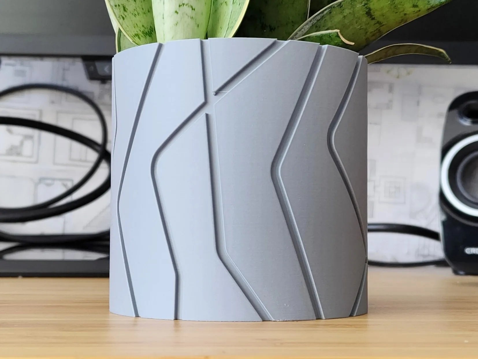 3D Printed Plant Pot | Eco Indoor Planter | SinisterStyle