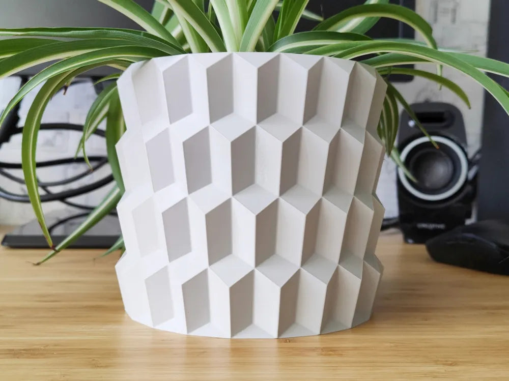 Crystal Chandelier Plant Pot and Planter – Made from Sustainable PLA