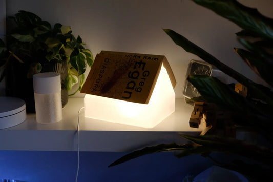 Angled House Book Rest Lamp