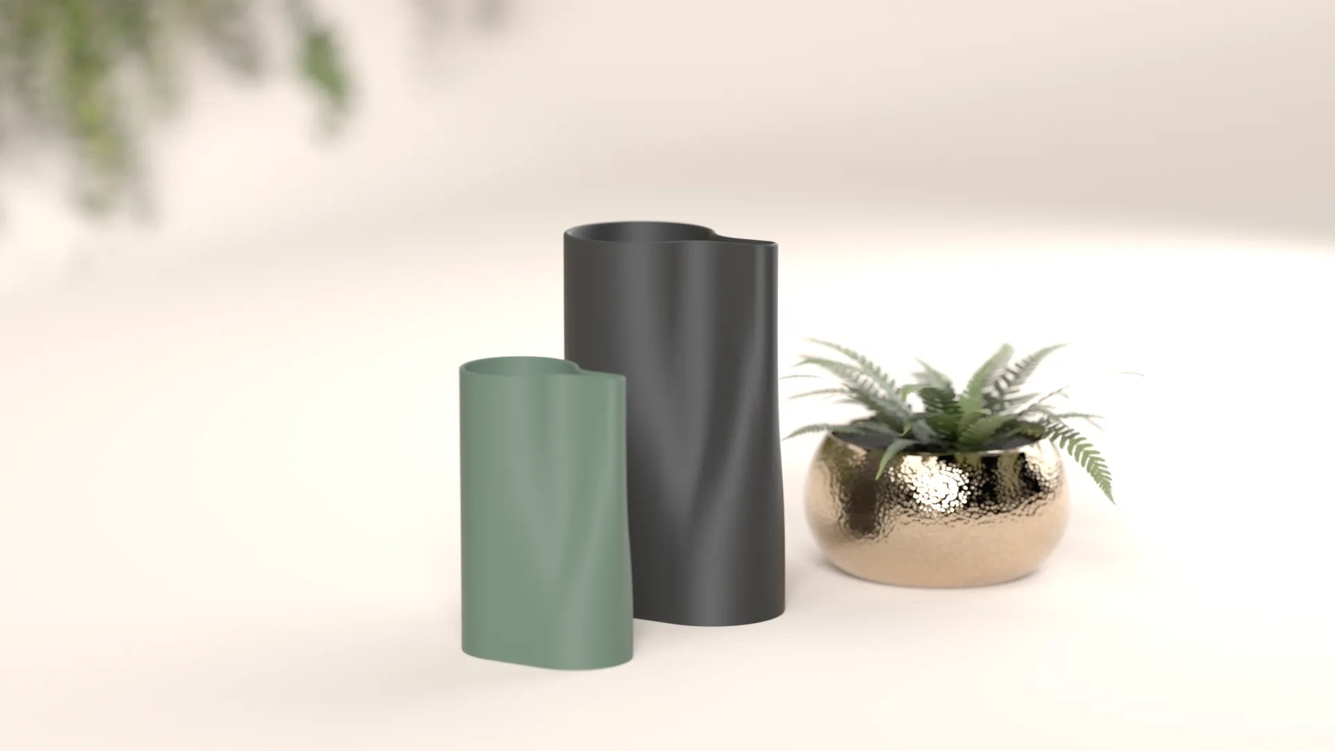 Modern 3D Printed Watering Can – Minimalist Indoor Plant Watering Can (Eco-Friendly Design)