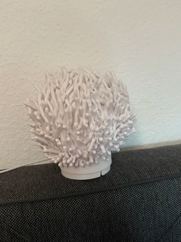 Decorative coral lamp