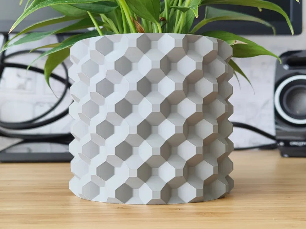 Geometric Pineapple Plant Pot | Modern 3D Planter | SinisterStyle